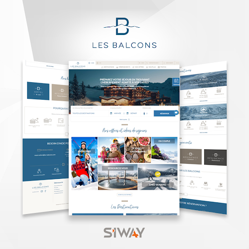 Les Balcons - Développement Web - Refonte site web