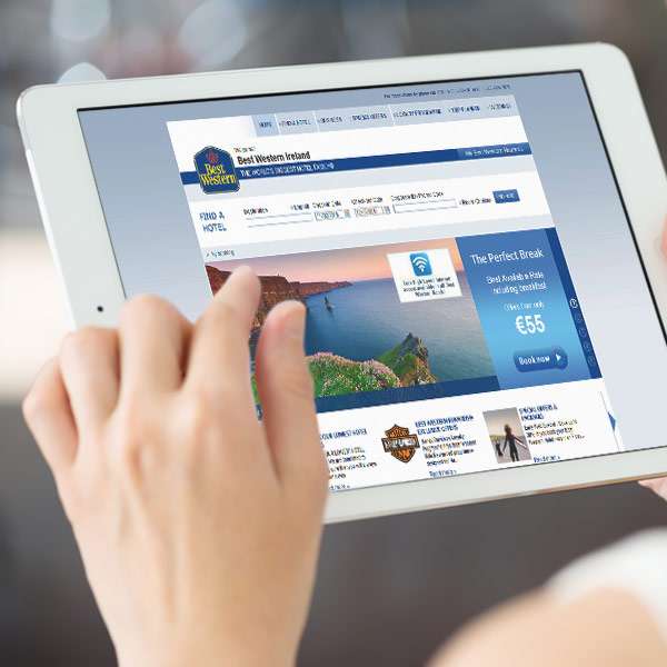 Création du site internet de Best Western Irlande Développement