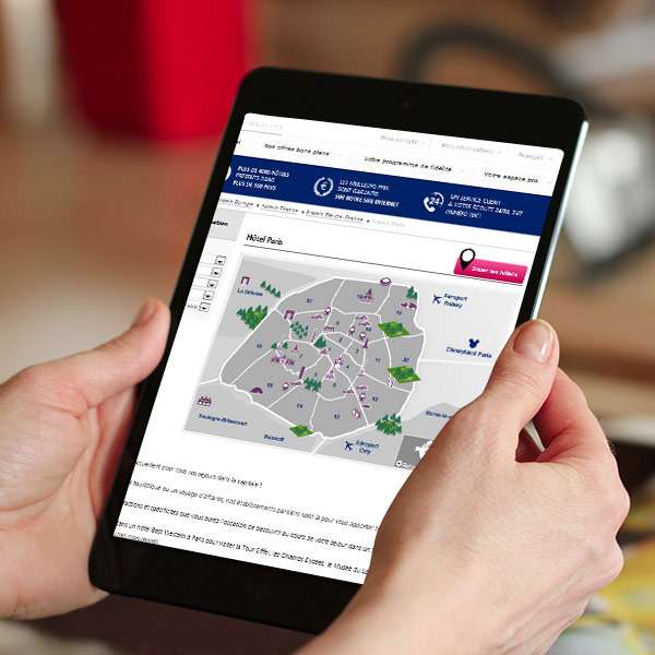 Best Western - Réalisation d'une cartographie intelligente de Paris pour Best Western